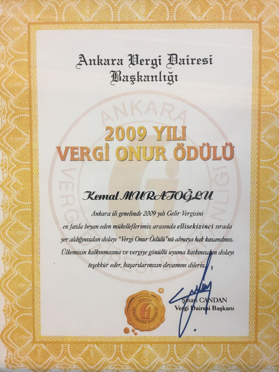 Kemal Muratoğlu Ödülleri Kemal Muratoğlu Ödülleri